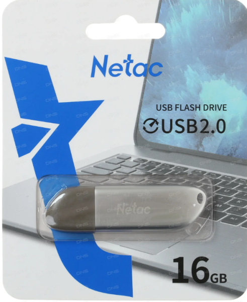 Флешка 16GB Netac U352 USB 2.0 NT03U352N-016G-20PN